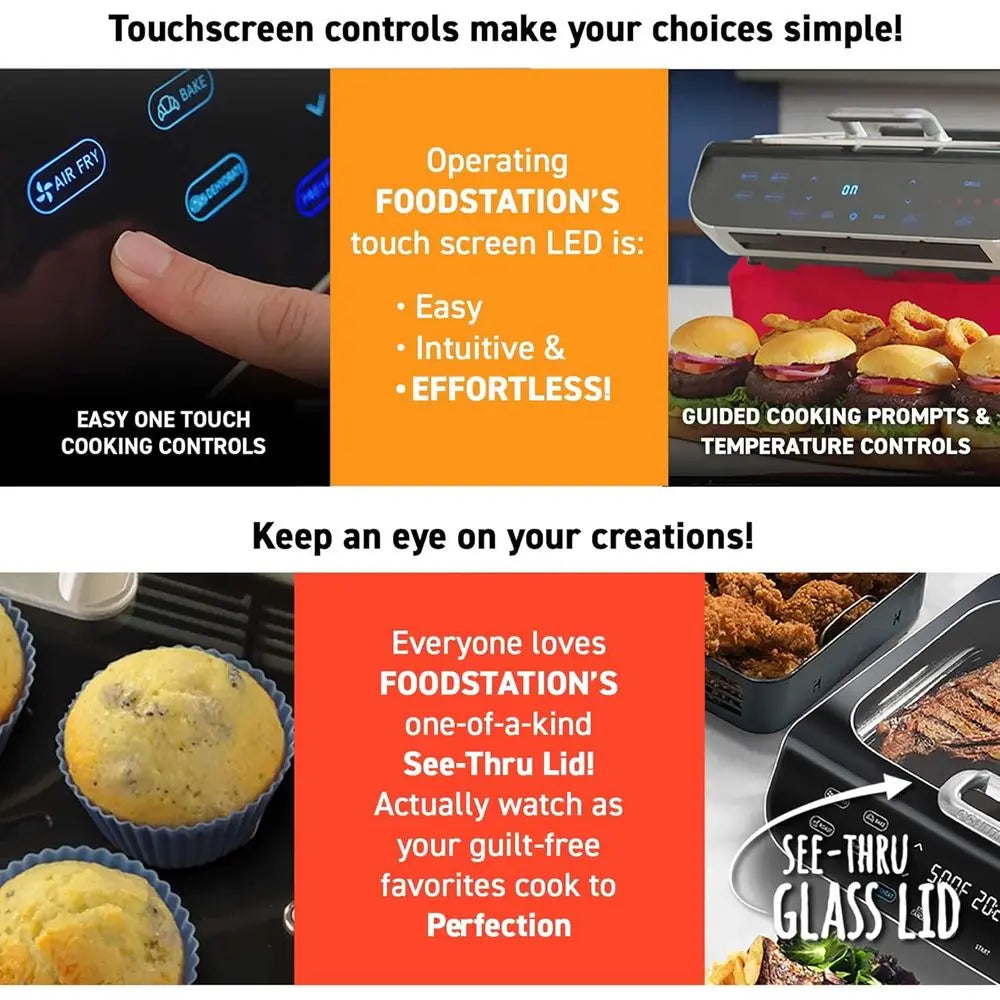 Extra-Large 6 Quart Indoor Raclette Grill with Smoke Extraction Technology and Nonstick Surface