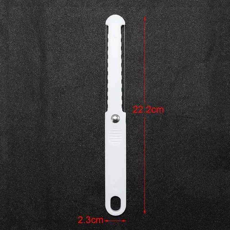 Cheese Butter Slicer Pissza Knife Sharp Cutter Soft Handle Cutter White Useful Kitchen Cheese Tools Wholesale