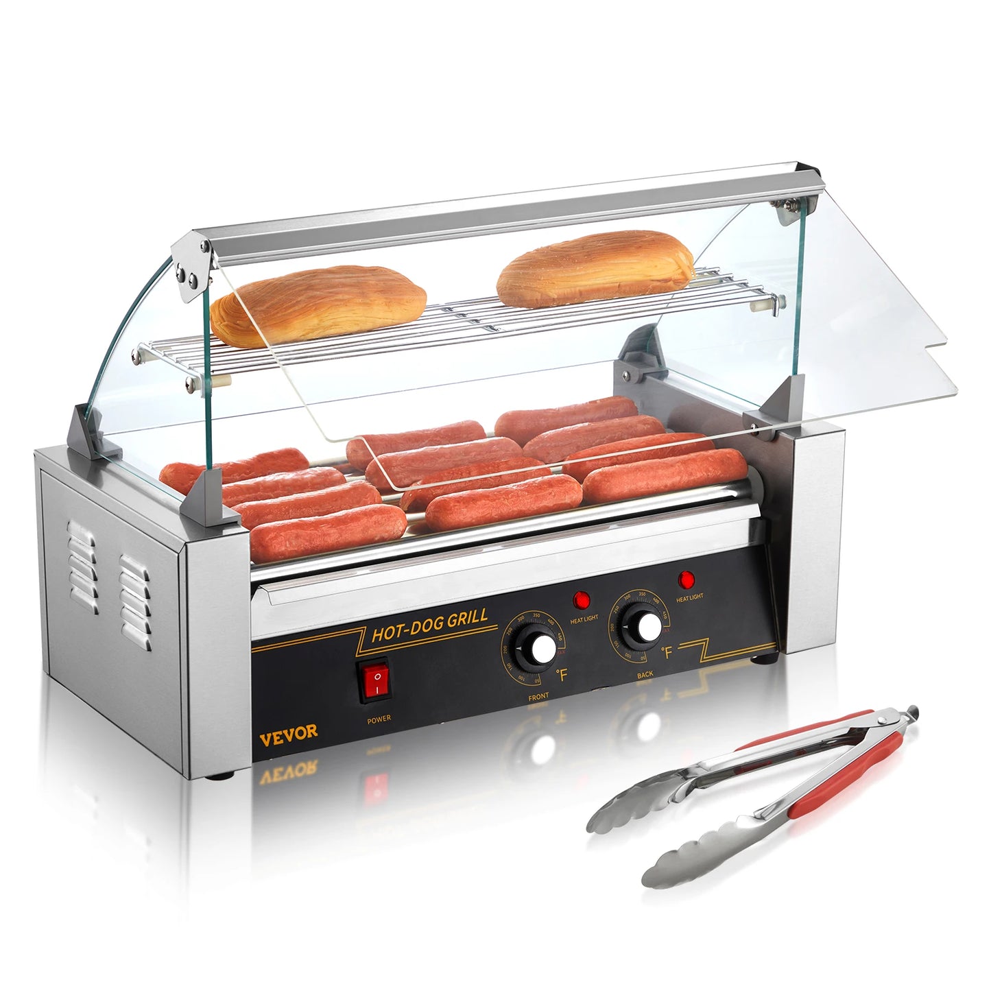 Commercial Hot Dog Roller Electric Sausage Maker Barbecue Grill Machine for Camping Party Home Appliance 110V
