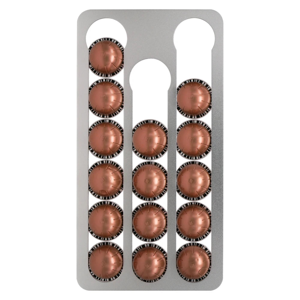Coffee Pod Capsules Holder Compatible With 17pcs Nespresso Vertuoline Pods Storage Drawer Coffee Podcast Storage Rack Organizer