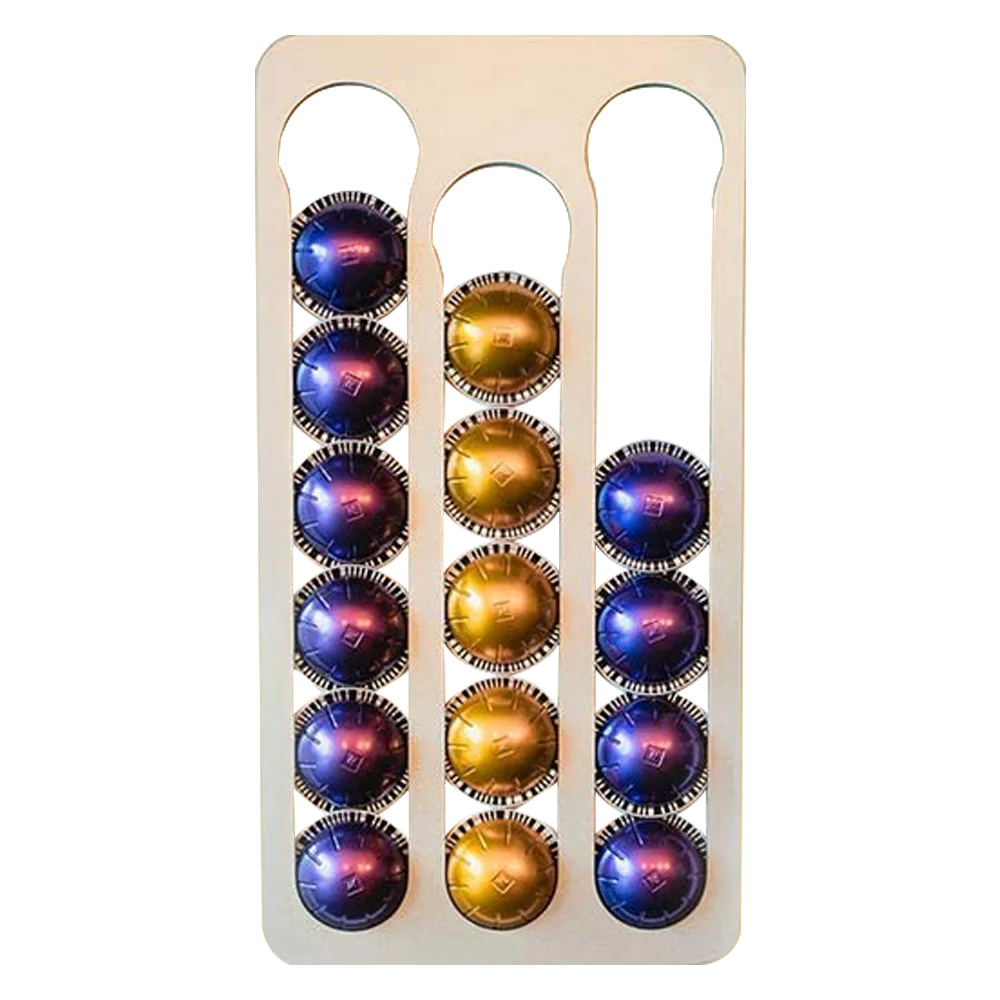 Coffee Pod Capsules Holder Compatible With 17pcs Nespresso Vertuoline Pods Storage Drawer Coffee Podcast Storage Rack Organizer