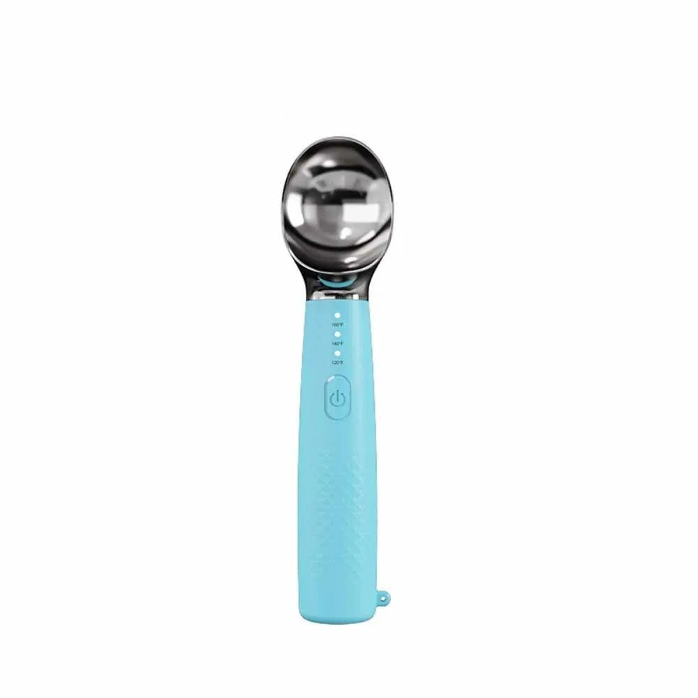 Waterproof Heated Ice Cream Spoon 3 Speed Warming Quick Heating Electric Ice Cream Scooper Ergonomic Handle USB Rechargeable
