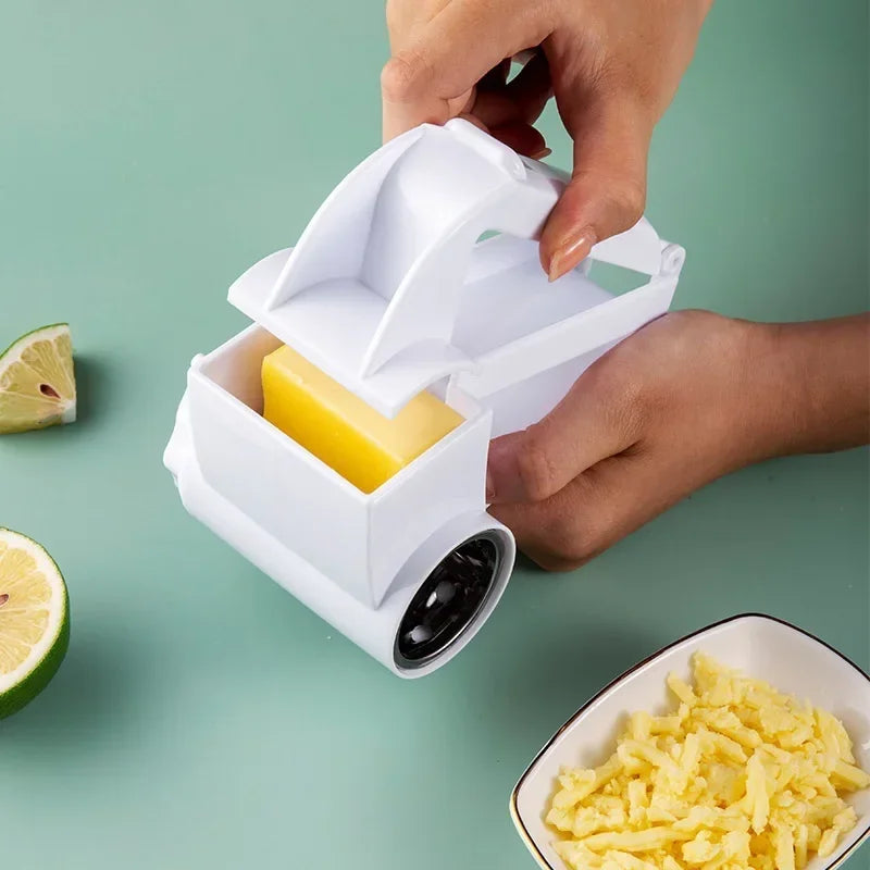 Three in One Set Hand Rotating Cheese Planer Creative Kitchen Tool Cheese Cheese Grater Multifunctional Cheese Grater