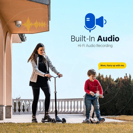 Smart Home 8MP 5MP IP Camera Outdoor Indoor 4K POE Security Cameras POE Surveillance Cameras TF Card Support With Audio in