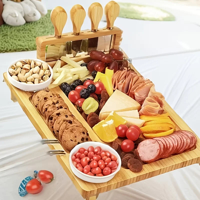 Cheese Board Bamboo Cheese Board Creative Cheese Board Tableware Set Cheese Tray Wooden Cutting Board