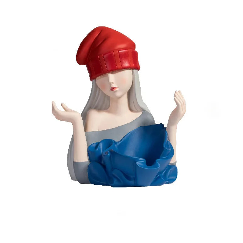 Dancing Girl Red Wine Rack, Sculpture Wine Cup Holder, Home Decoration, Figurine, Bar Accessories, Gifts
