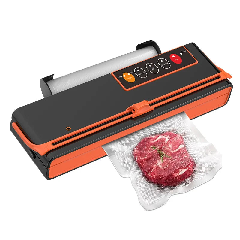 Food Vacuum Sealer Machine,Degasser vacuum packer for products with Cutter,Double Pump Air packaging machine For kitchen
