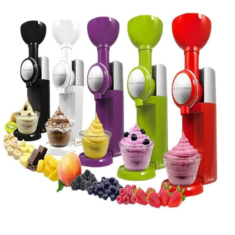 Household Kitchen Ice Cream Machine Making Fruit Cone Frozen Dessert Maker Homemade Summer Heat Relief Popsicles Automatic