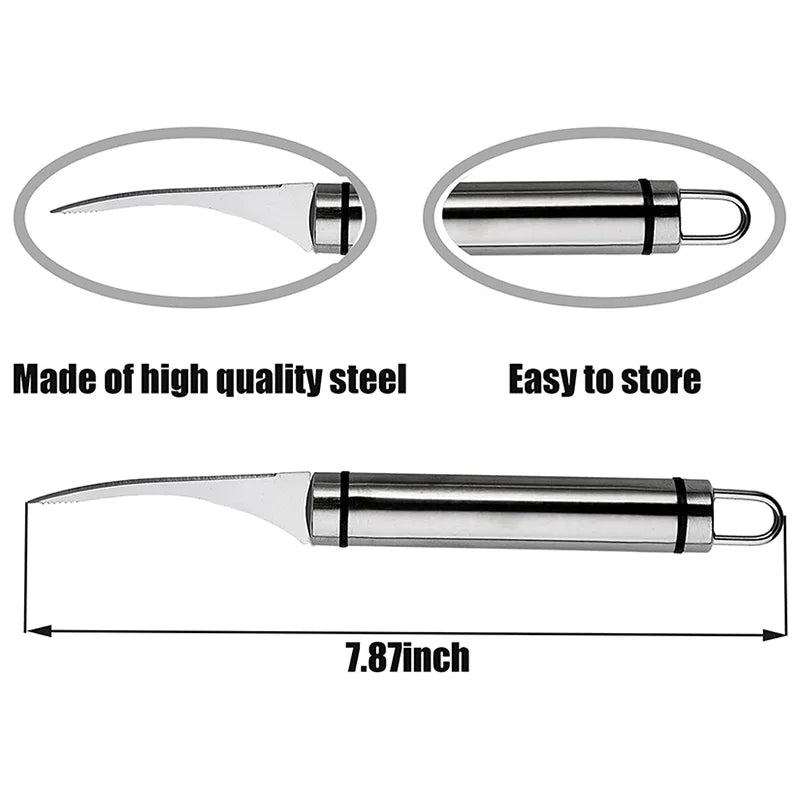 Shrimp Deveiner Tool Shrimp Peeler ShrimpThread Knife Toad Fish Lobster Cleaner Peels Prawn Outer Shell Deveins