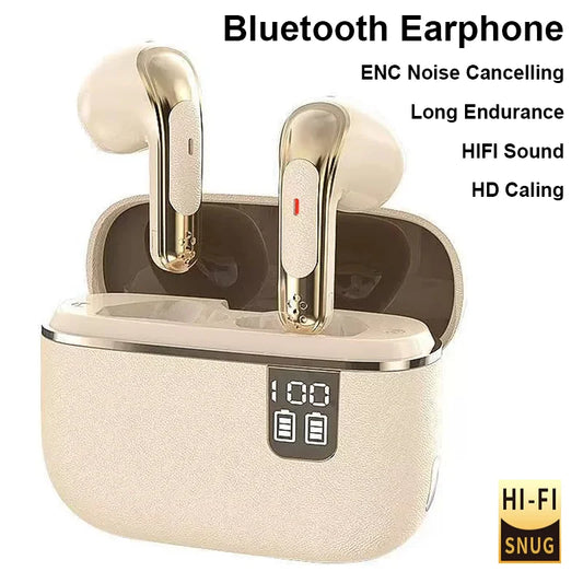 Bluetooth Headphone Wireless Headset Quality HiFi Stereo Earphone ENC-calling Noise Reduction Earbuds