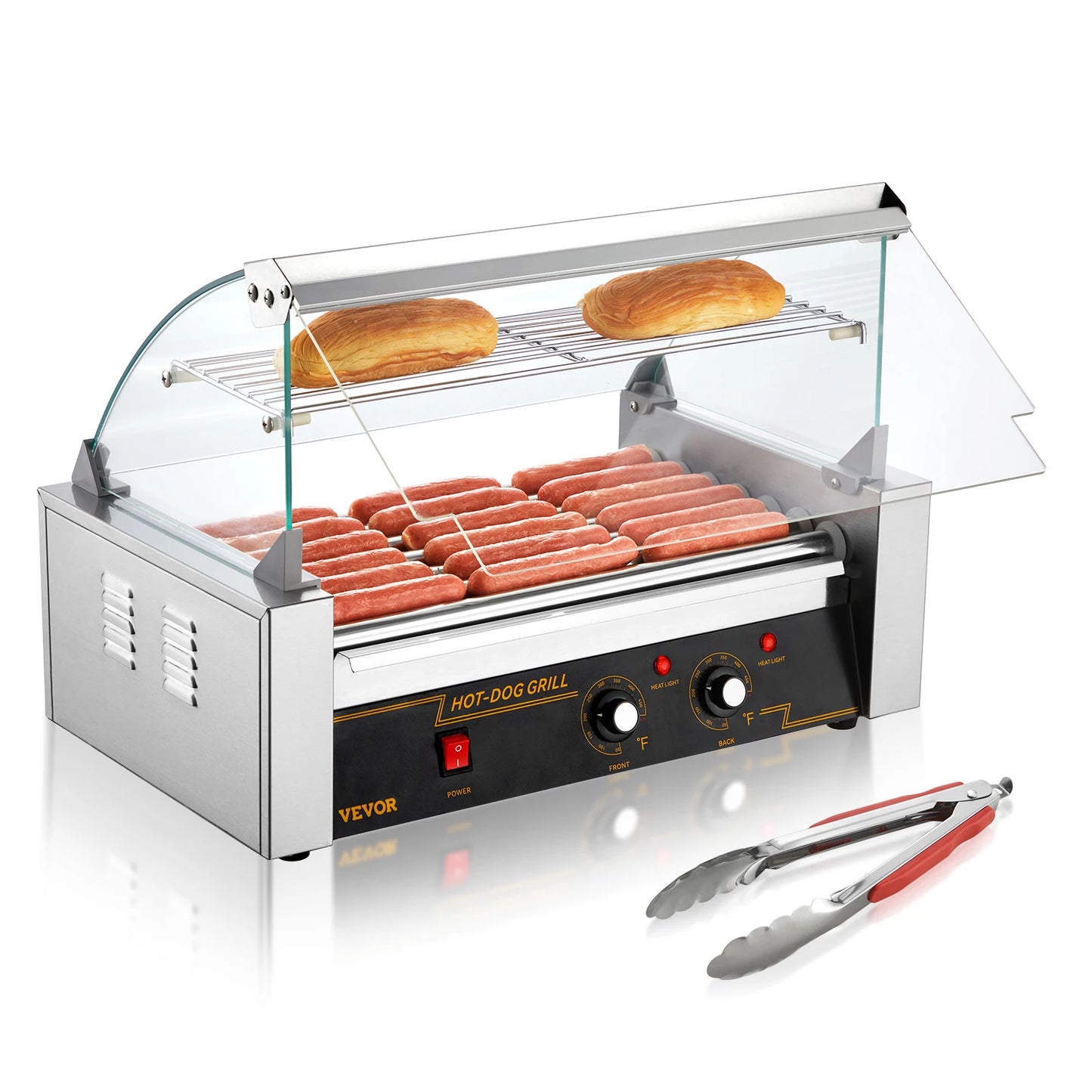 Commercial Hot Dog Roller Electric Sausage Maker Barbecue Grill Machine for Camping Party Home Appliance 110V