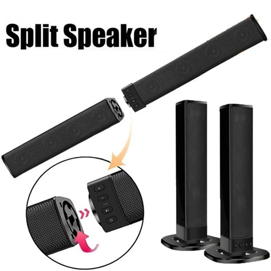 Soundage 20W Wireless Bluetooth Speaker Stereo Home Theater System Detachable Combo Sound Bar Subwoofer Speaker for TV/PC