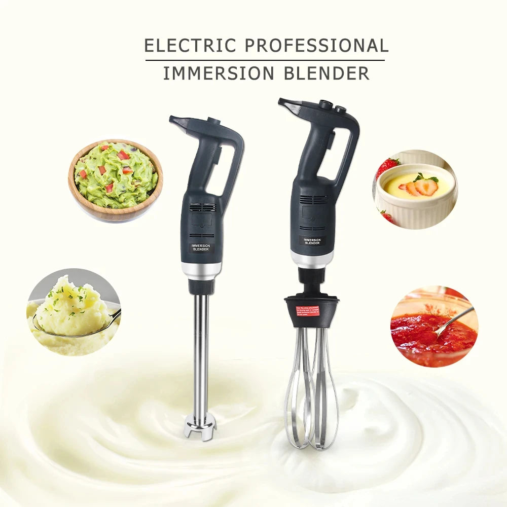 500W Immersion Blender Commercial Handheld Mixer Fixed/ Variable Speed Different Lengths of Rods 30/40/50 CM Kitchen Whisk