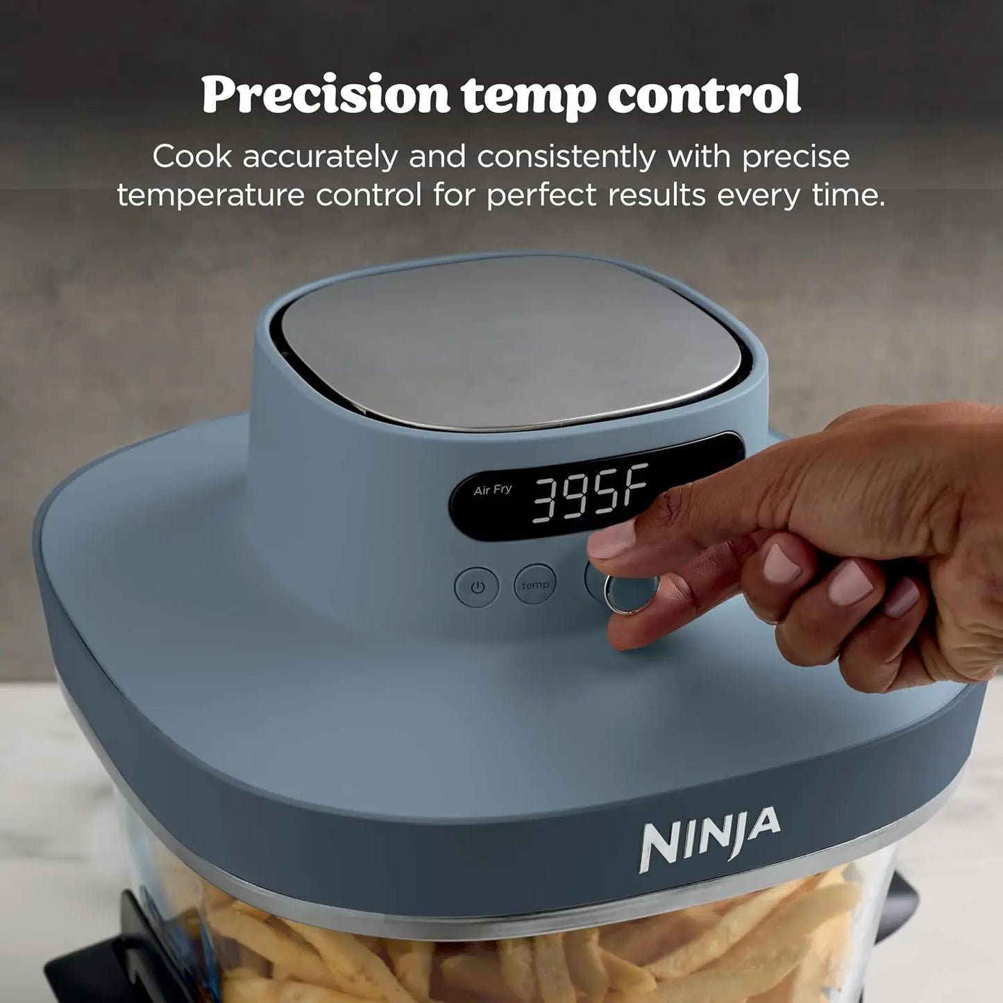 6-in-1 Glass Air Fryer | With Nontoxic, 6qt & 2.5qt Containers & Lids | Microwave, Freezer, Dishwasher Safe | 4