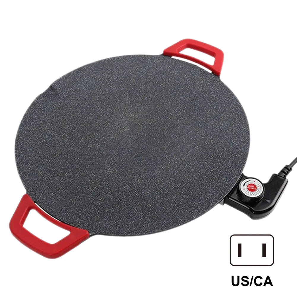 Electric Indoor Griddle Pan,Non-Stick Electric Bbq Grills,Portable Countertop Electric Grills Pan,For Family Gathering
