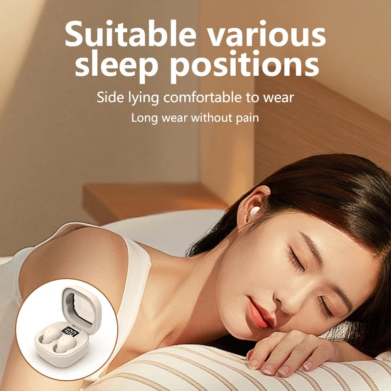 Small earbuds wireless bluetooth headset,headphones sport,sleep,work,in class invisible wear,bass sound quality earphone 2024