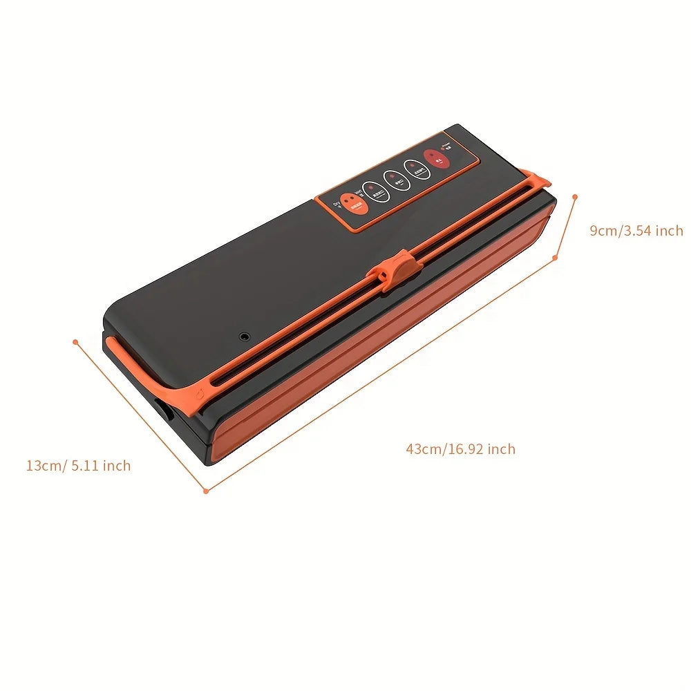 Food Vacuum Sealer Machine,Degasser vacuum packer for products with Cutter,Double Pump Air packaging machine For kitchen