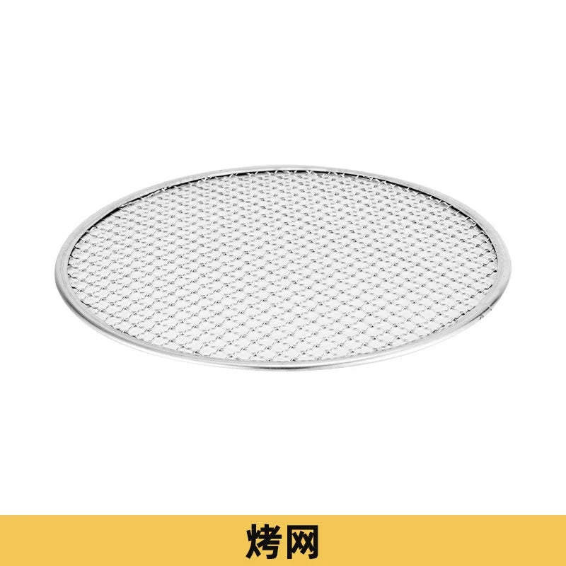 Portable Smokeless Round Korean BBQ Grill Pan Non-stick Barbecue Stove for Indoor Home Outdoor Picnic Commercial Camping Cooking