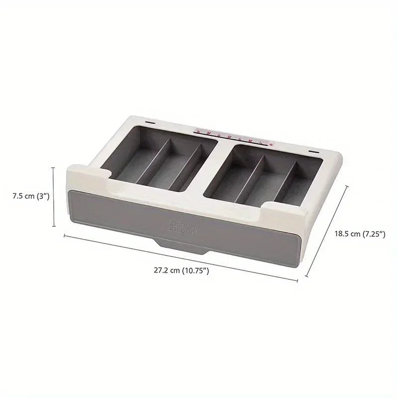 1pc 6 Grid Capsule Coffee Tea Bag Organizer Small Drawer Organizer Box No-Punch Space-Saving Storage Boxes  Capsule Holder