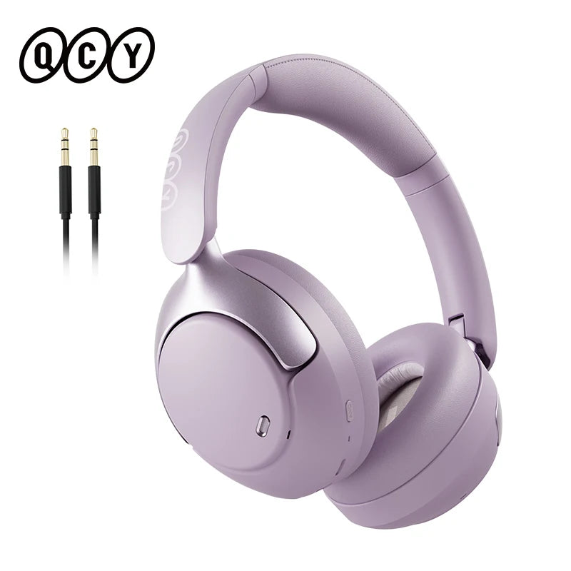 Bluetooth Headphones Adaptive ANC Headset 50dB Active Noise Cancelling LDAC Hi-Res Wireless Earphone 55H Playtime