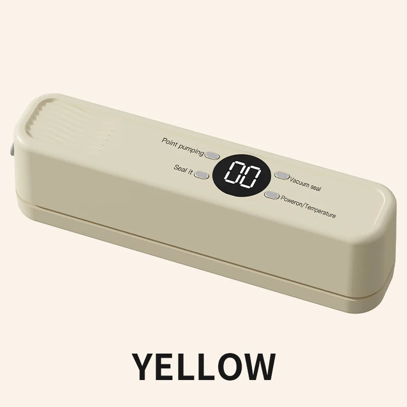 Handheld Mini Vacuum Sealer Rechargeable Design Automatic Sealing Machine Kitchen Food Storage Helper