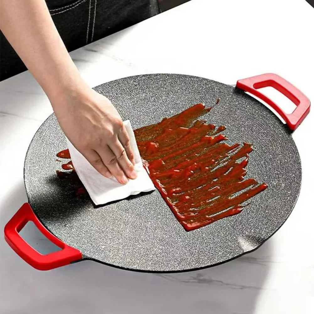 Electric Indoor Griddle Pan,Non-Stick Electric Bbq Grills,Portable Countertop Electric Grills Pan,For Family Gathering