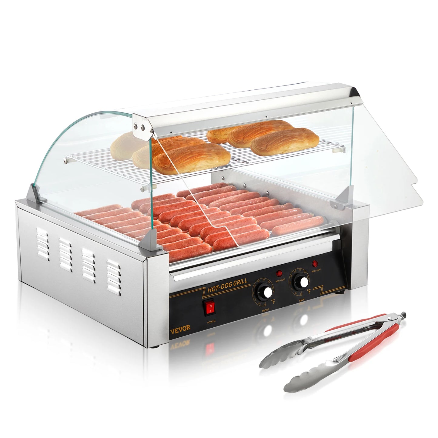 Commercial Hot Dog Roller Electric Sausage Maker Barbecue Grill Machine for Camping Party Home Appliance 110V