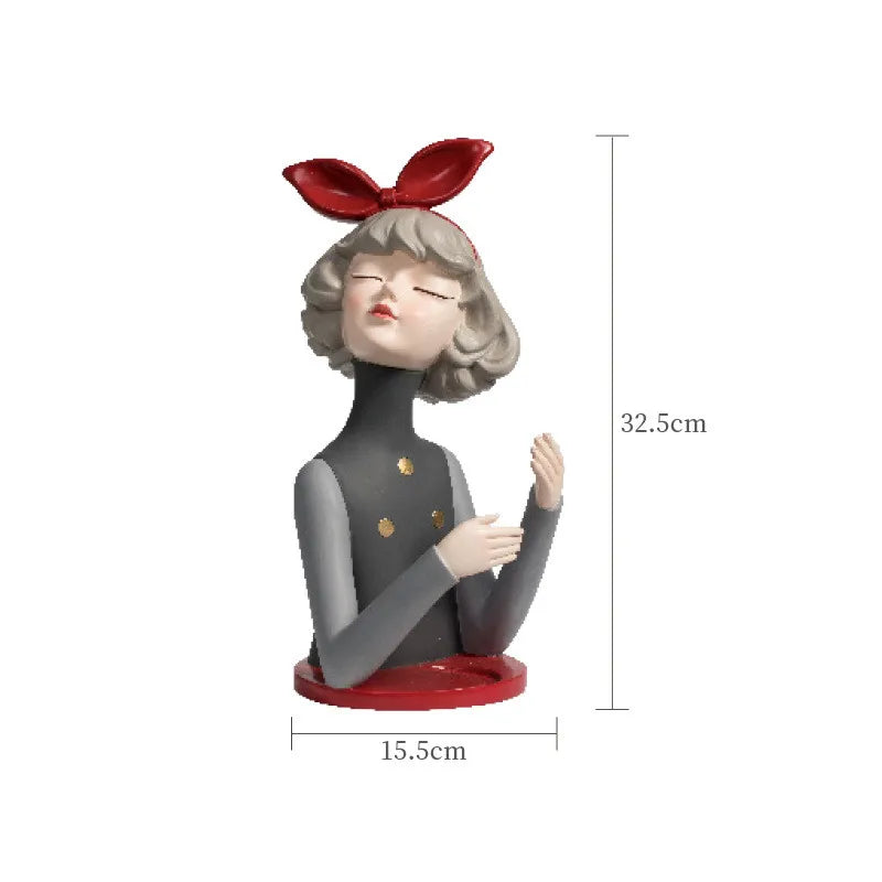 Dancing Girl Red Wine Rack, Sculpture Wine Cup Holder, Home Decoration, Figurine, Bar Accessories, Gifts