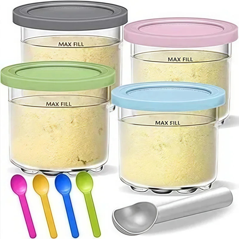 XSKPLID2CD Pints, Fit NC299AM & NC300s Series Creami Ice Cream Maker