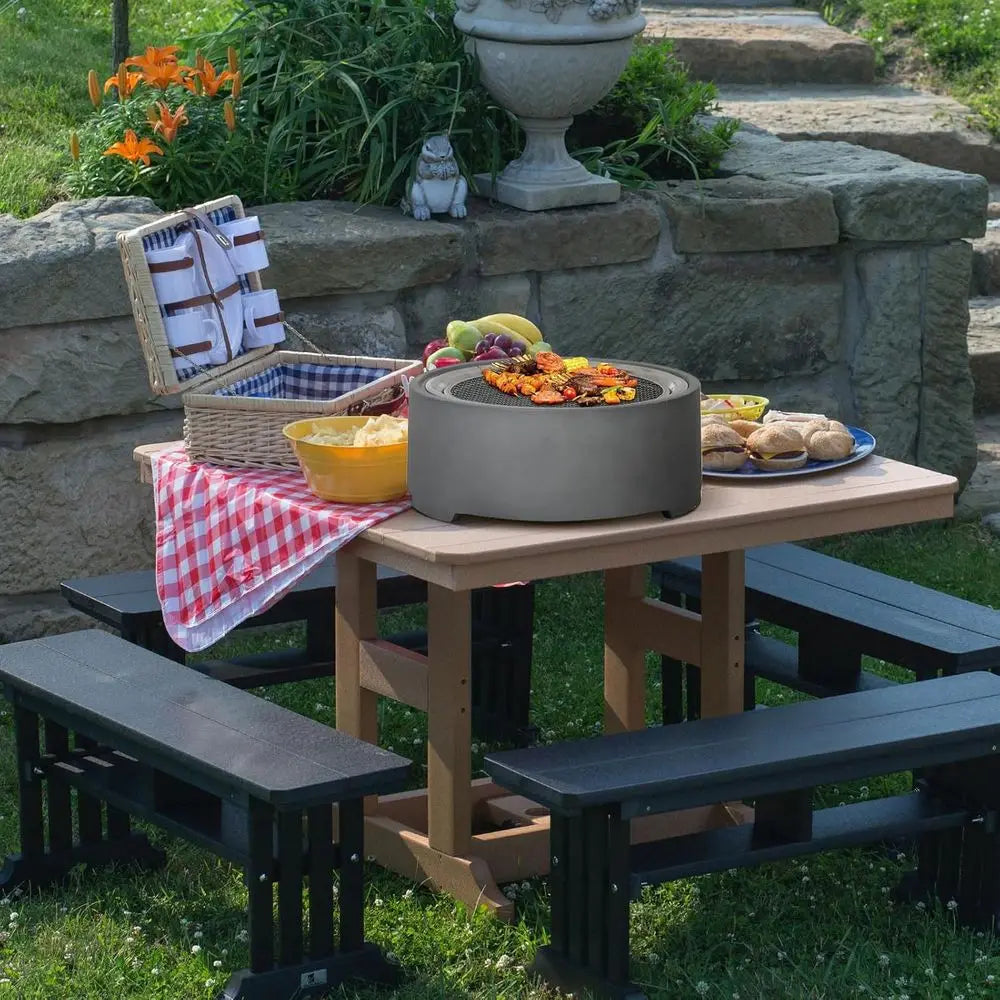 15-Inch Portable Charcoal Grill Smoker for Outdoor Patio, Backyard, and Camping Adventures