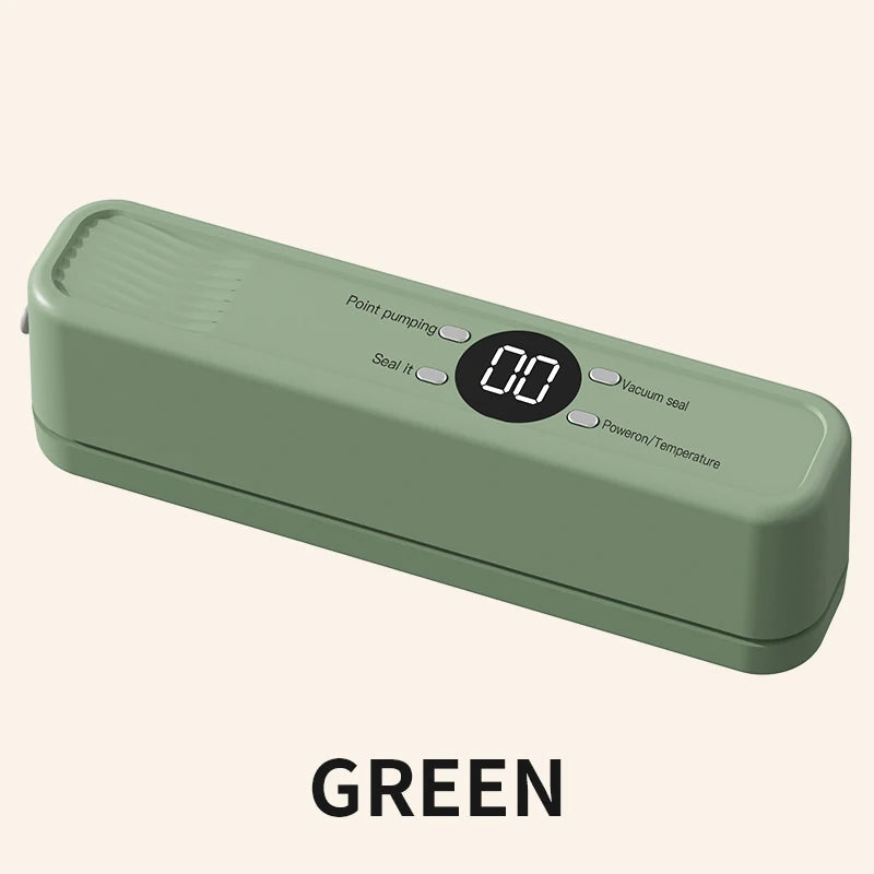 Handheld Mini Vacuum Sealer Rechargeable Design Automatic Sealing Machine Kitchen Food Storage Helper