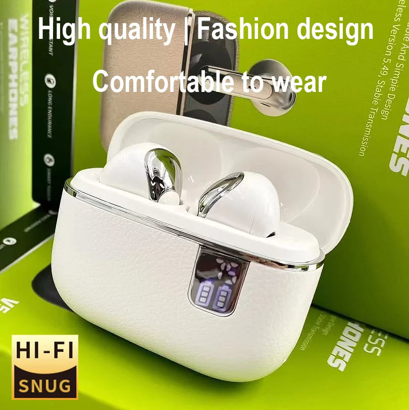 Bluetooth Headphone Wireless Headset Quality HiFi Stereo Earphone ENC-calling Noise Reduction Earbuds