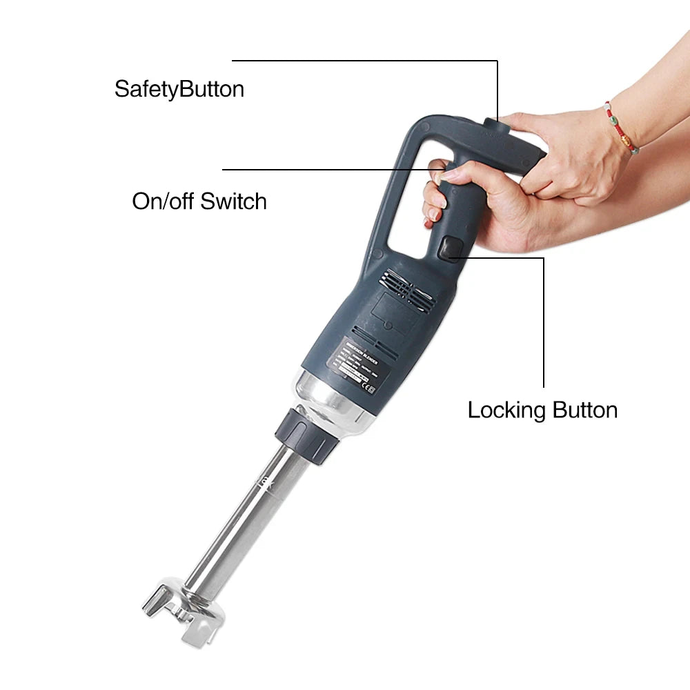500W Immersion Blender Commercial Handheld Mixer Fixed/ Variable Speed Different Lengths of Rods 30/40/50 CM Kitchen Whisk